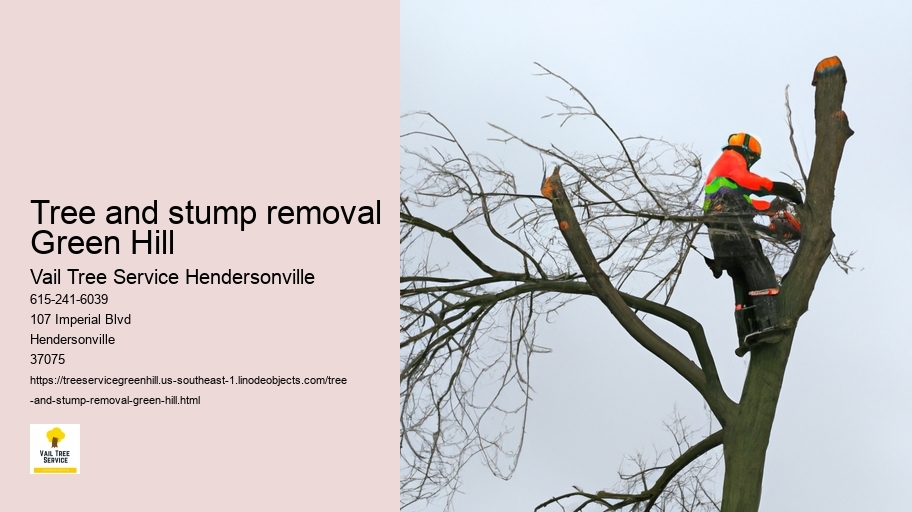 tree and stump removal Green Hill
